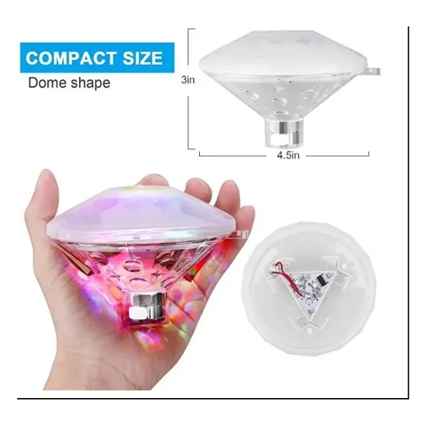 32 Watt 12 Volt Beyaz Sıva Üstü Ledli Havuz Lambası 32w 12v - Görsel 5
