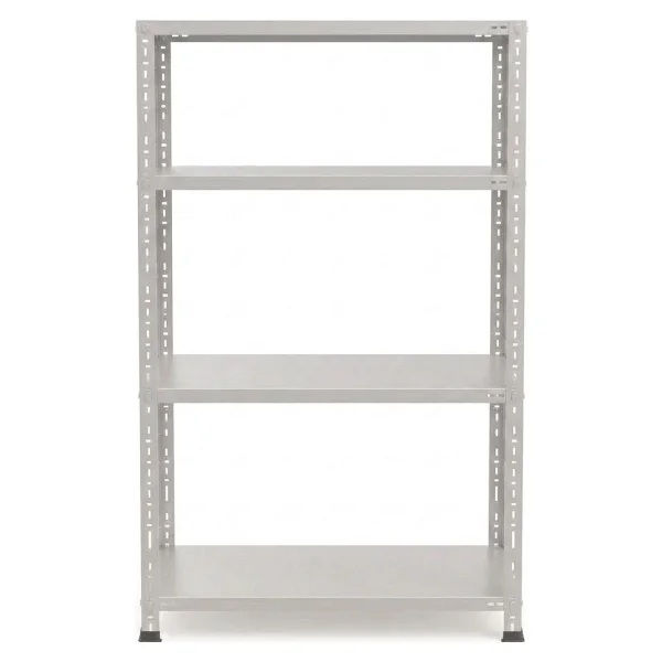 Rafburada 4 Katlı Galvaniz Çelik Raf - Depo, Arşiv, Kiler, Dosya, Market Rafı - 43x60 Cm-200 Cm-0.70 Mm - 43 X 60 X 200-0,70 Mm - Görsel 4