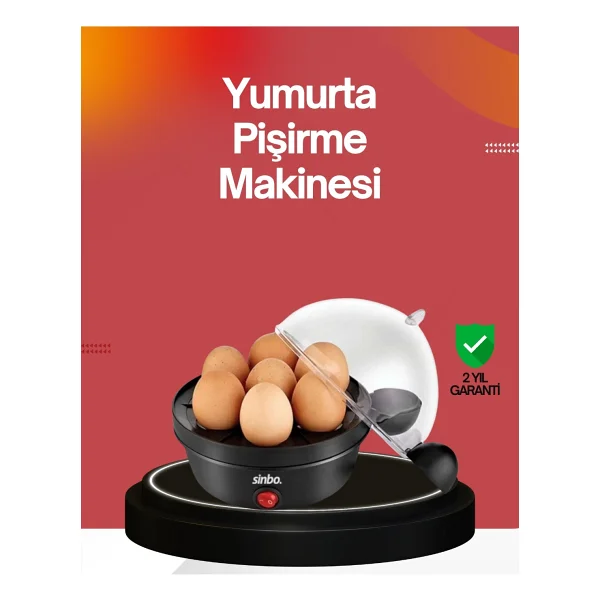 7 Yumurtalık Buharlı Yumurta Pişirme Cihazı Otomatik Kapanma Özellikli - Lisinya - Görsel 6