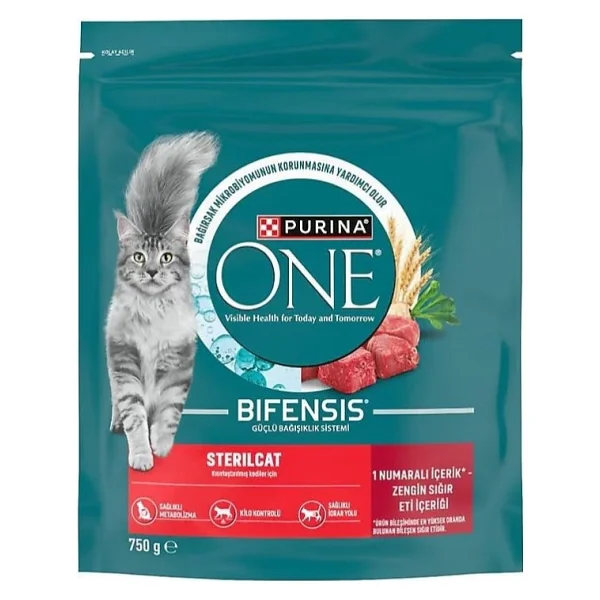 Purina One Sığır Etli 750 Gr Kısırlaştırılmış Yetişkin Kedi Maması - Görsel 2
