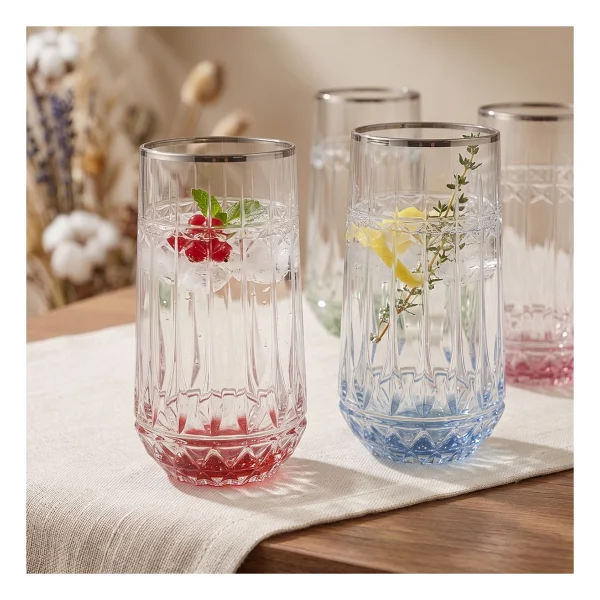 Aryıldız Fiona Platin 300 Ml 6'lı Meşrubat Bardağı - Görsel 2