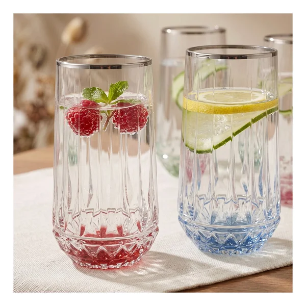 Aryıldız Fiona Platin 300 Ml 6'lı Meşrubat Bardağı - Görsel 3