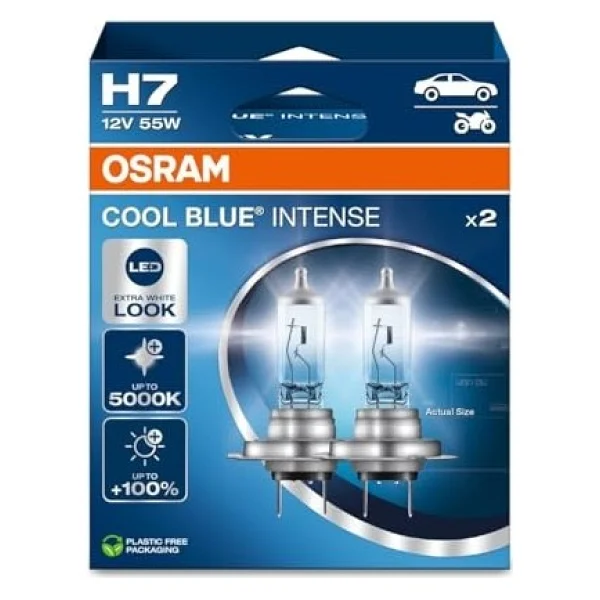Osram Cool Blue Intense H7 5000k 64210cbn 55 W 2'li Oto Ampul - Görsel 2