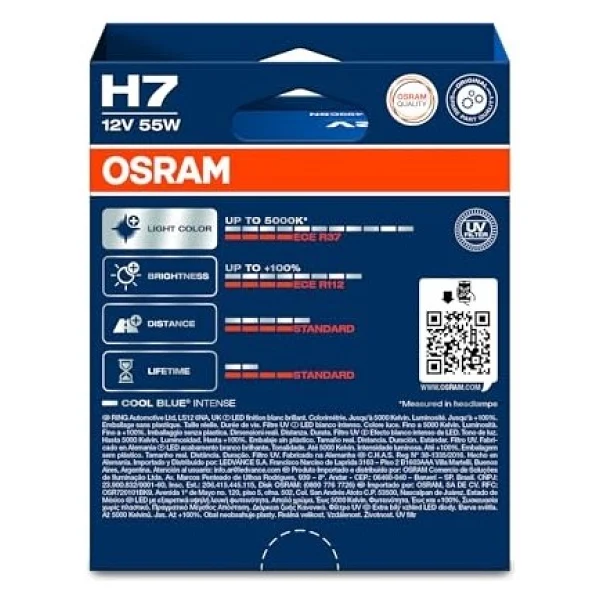 Osram Cool Blue Intense H7 5000k 64210cbn 55 W 2'li Oto Ampul - Görsel 4