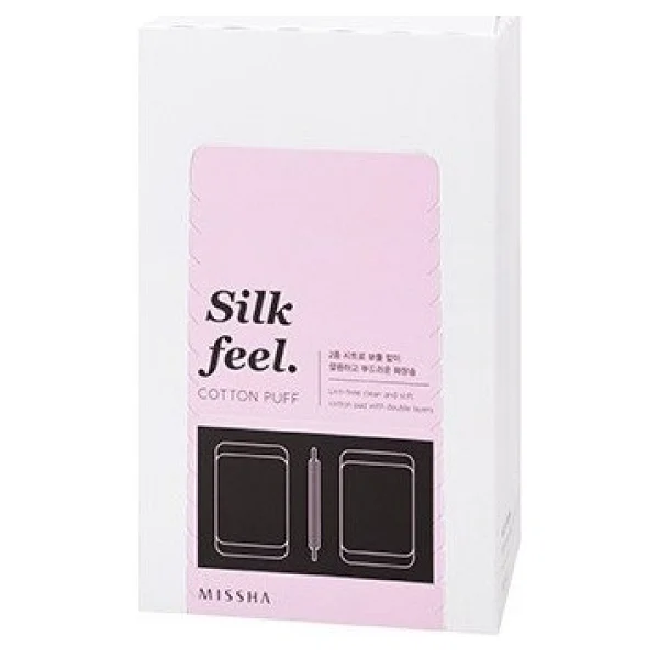 Missha Yumuşak Makyaj Temizleme Pamuğu Silk Feel Cotton Puff (80adet) - Görsel 3