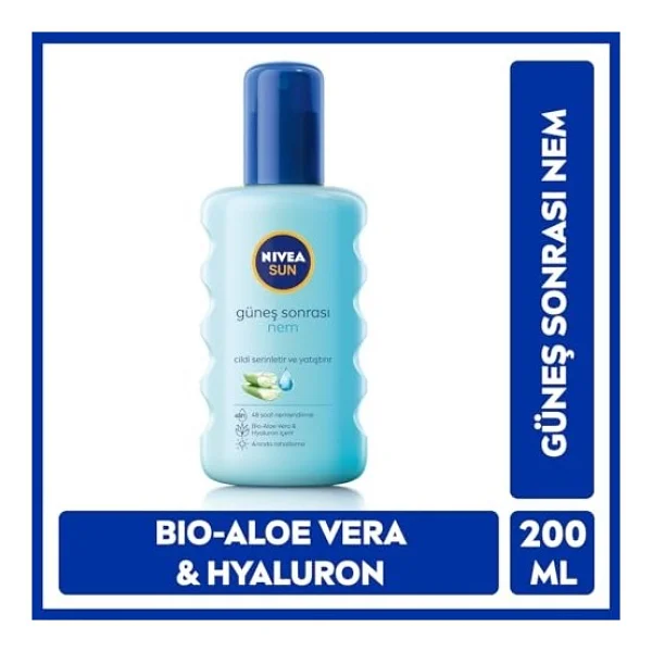 Nivea Sun Güneş Sonrası Nem Spreyi 200 Ml Ve Nıvea Sun Spf 50+ Koruma & Nem Güneş Spreyi, Suya Dayanıklı Nemlendirici Güneş Kremi (200 Ml) - Görsel 2