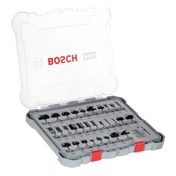 Bosch Professional 30 Parçalı Freze Seti Karışık (Ahşap İçin, 6 Mm Şaftlı Freze İçin) - Görsel 6