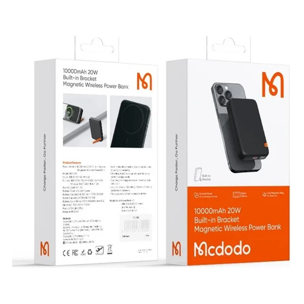 Mcdodo Mc-5101 Siyah 10000 mAh Magsafe Powerbank - Görsel 3