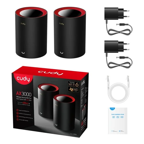 Cudy M3000 3000 Mbps 2'li Router - Görsel 6
