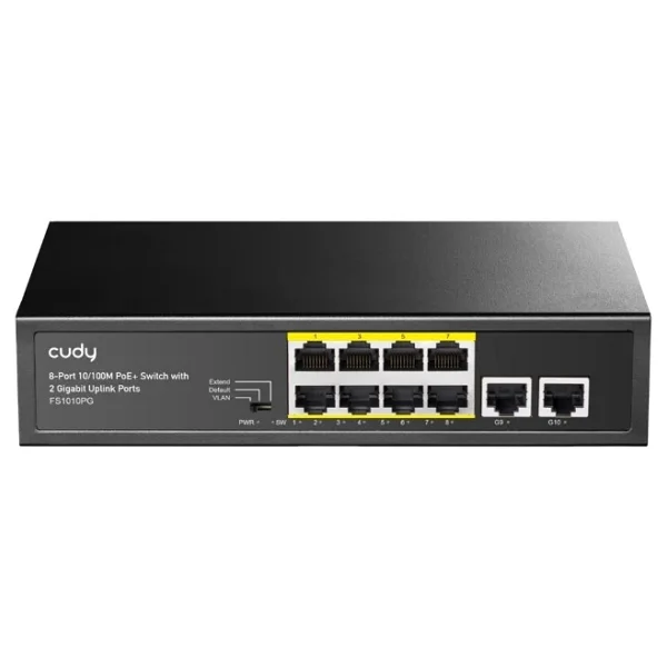 Cudy Fs1010pg 10 Port 10/100 Mbps Poe Switch - Görsel 2