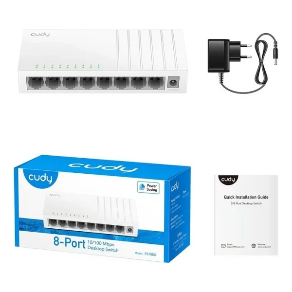 Cudy Fs108d 8 Port 10/100 Mbps Switch - Görsel 3