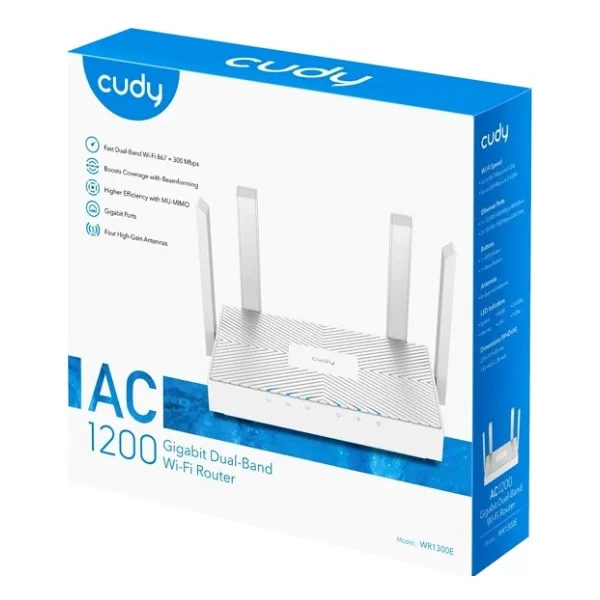 Cudy Wr1300e 3 Port 1200 Mbps Router - Görsel 8