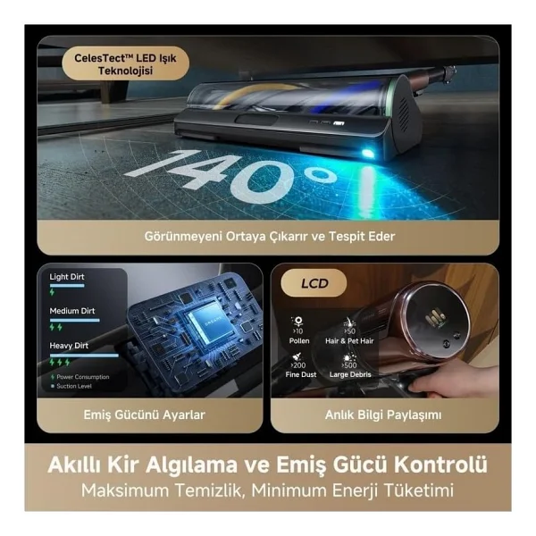 Dreame V30 Şarjlı Dikey Süpürge - Görsel 5