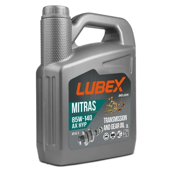 Lubex Belgear Hypoid 85W-140 3 lt Mineral Şanzıman Yağı