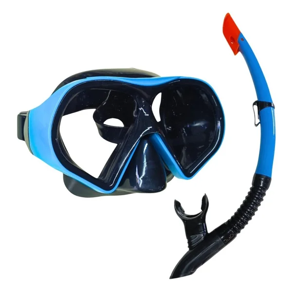 Star Diving Dalış Maskesi ve Snorkel Yetişkin - 51713-MAVİ - Mavi