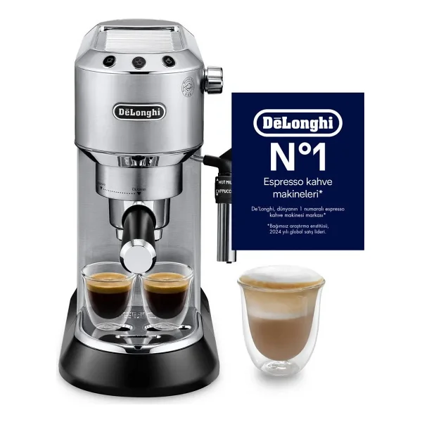 Delonghi Dedica Ec685.M Gri Espresso Makinesi - Görsel 9