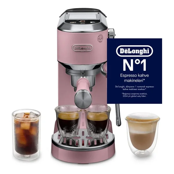 Delonghi Dedica Duo Ec890.M Gümüş Manuel Espresso Makinesi - Görsel 7