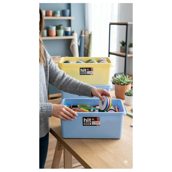 Hit Box No:20 Bo441 Gıdaya Uygun 30 Lt Kapaklı Kasa - Görsel 10