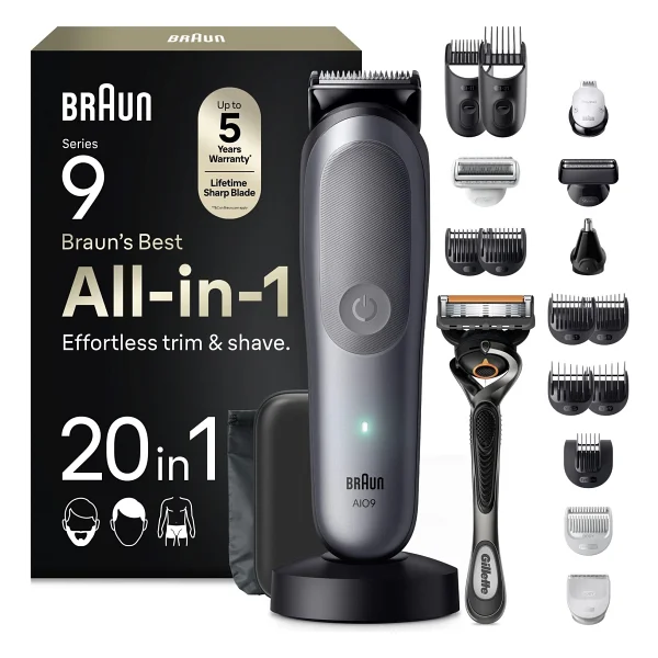 Braun Series 9 AIO9500 20in1 Erkek Bakım Seti - Görsel 9
