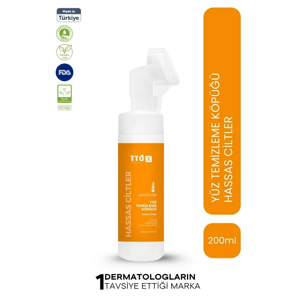 Tto X Hassas Ciltler İçin Aplikatörlü 200 Ml Yüz Temizleme Köpüğü - Görsel 2