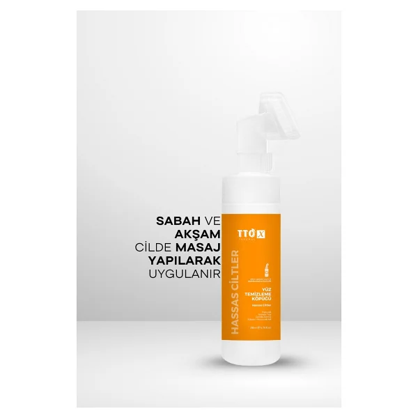Tto X Hassas Ciltler İçin Aplikatörlü 200 Ml Yüz Temizleme Köpüğü - Görsel 6