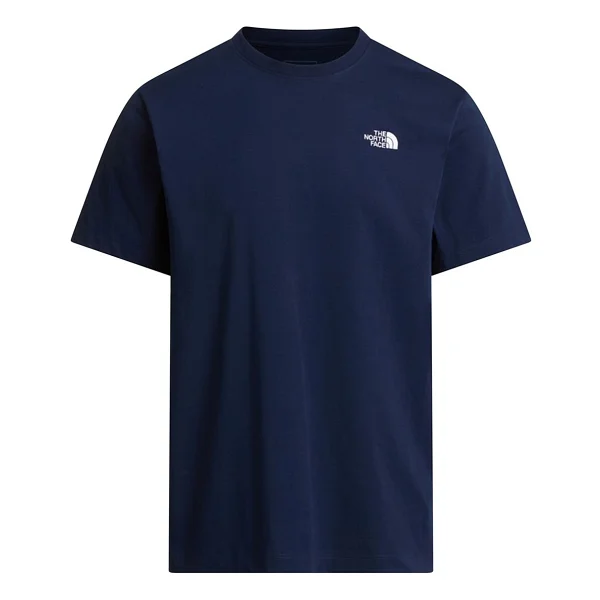 The North Face Evolution Simple Dome Nf0a8cz28k21 Lacivert Kısa Kollu Bisiklet Yaka Erkek Tişört - Görsel 5