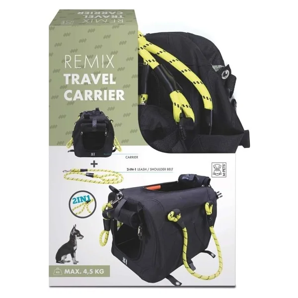 M-Pets 2ın1 Remıx /Yellow Taşıma Çantası 41x28x28cm - Görsel 2