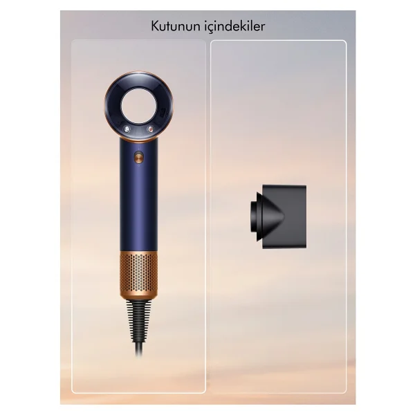 Dyson Supersonic Travel Prusya Mavisi/Bakır 1600 W Saç Kurutma Makinesi - Görsel 3