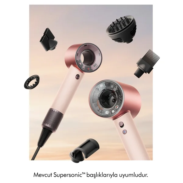 Dyson Supersonic Travel Prusya Mavisi/Bakır 1600 W Saç Kurutma Makinesi - Görsel 7