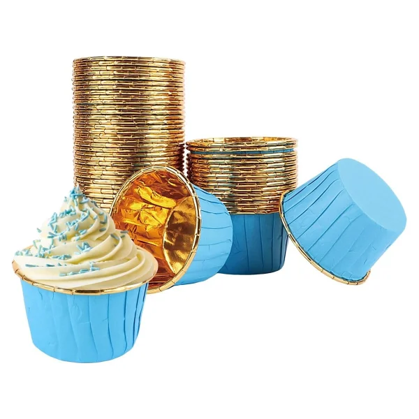 Dolphin 25lı Muffin Kalıbı - Cupcake Kalıpları, Su Geçirmez Ve Yağ Geçirmez Pişirme Kağıtları, Ev Ve - Görsel 2