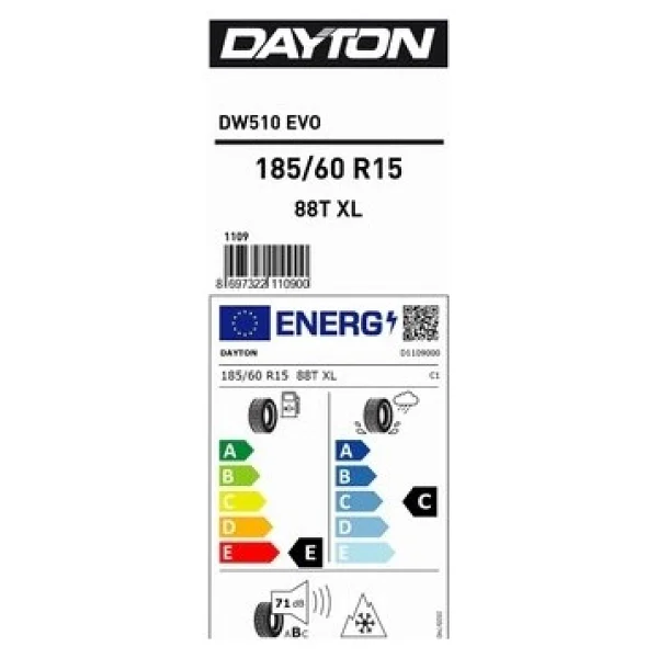 Dayton Dw510 Evo 185/60 R15 88t XL Kış Lastiği - 2026 - Görsel 2