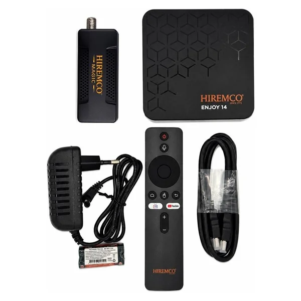 Hiremco Enjoy 14 + Magic USB-A Kurulu Uydu Seti 4K Android TV Box - Görsel 2