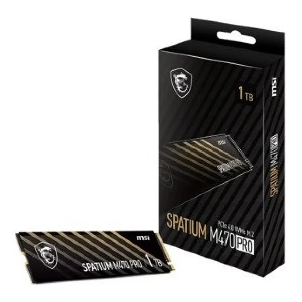 MSI Spatium M470 PRO 1TB NVMe PCIe Gen4 x4 6000 MB - 4500 MB M.2 SSD