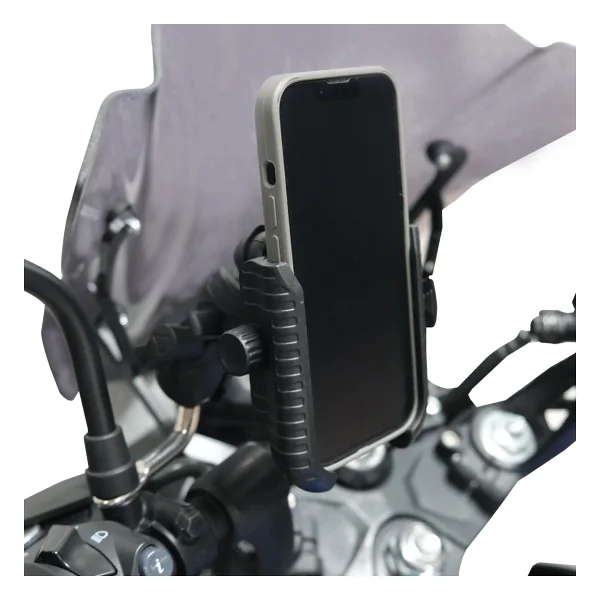Gp Kompozit Ttr09 Universal Ayna Bağlantılı Titreşim Modüllü Telefon Tutucu Siyah - Görsel 3
