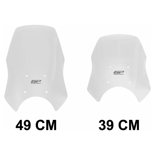 Gp Kompozit Gp Kompozit Royal Enfield Himalayan 2024 Uyumlu Ön Cam Şeffaf 49 Cm - Görsel 9
