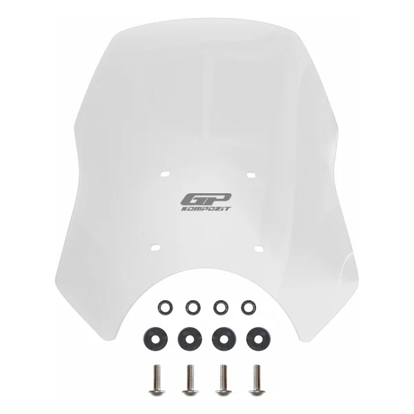 Gp Kompozit Gp Kompozit Royal Enfield Himalayan 2024 Uyumlu Ön Cam Şeffaf 49 Cm - Görsel 6