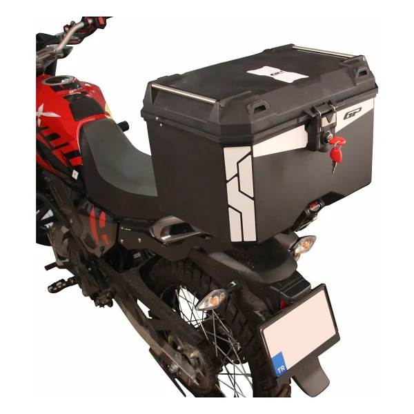 Gp Kompozit Universal 45 Lt Plastik Motosiklet Çantası Siyah - Görsel 3