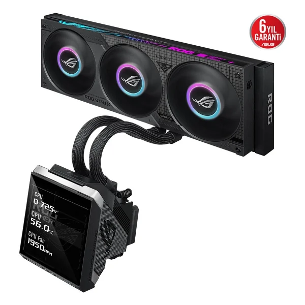 Asus Rog Strix Slc Iv 360 Argb Lcd White Edition İşlemci Sıvı Soğutucu - Görsel 4