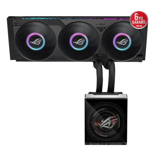 Asus Rog Strix Slc Iv 360 Argb Lcd White Edition İşlemci Sıvı Soğutucu - Görsel 6