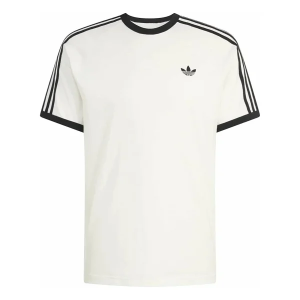 Adidas Originals 3 Stripes Ke3537 Beyaz Kısa Kollu Bisiklet Yaka Erkek Tişört - Görsel 2