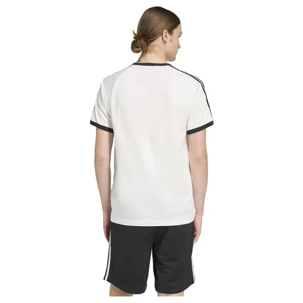 Adidas Originals 3 Stripes Ke3537 Beyaz Kısa Kollu Bisiklet Yaka Erkek Tişört - Görsel 4