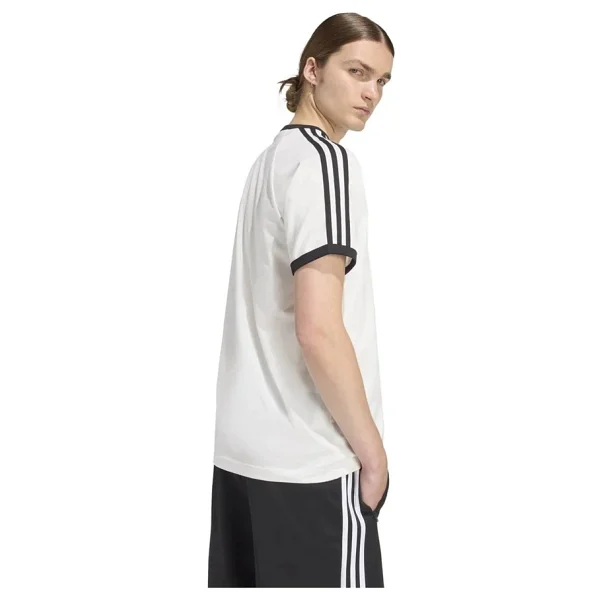 Adidas Originals 3 Stripes Ke3537 Beyaz Kısa Kollu Bisiklet Yaka Erkek Tişört - Görsel 7