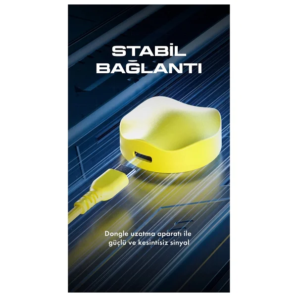 Scyrox V8 Sarı Optik Kablolu/Kablosuz Oyuncu Mouse - Görsel 2