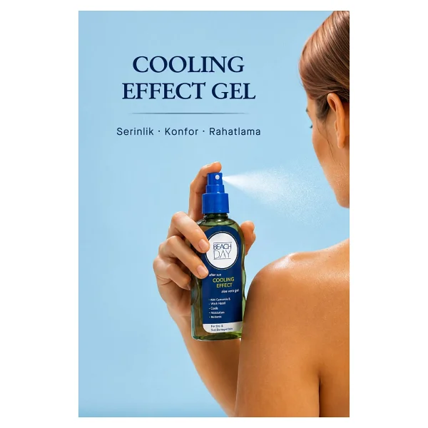 Beach Day Cooling Effect Aloe Vera Özlü Güneş Sonrası Jel 150 Ml - Görsel 6