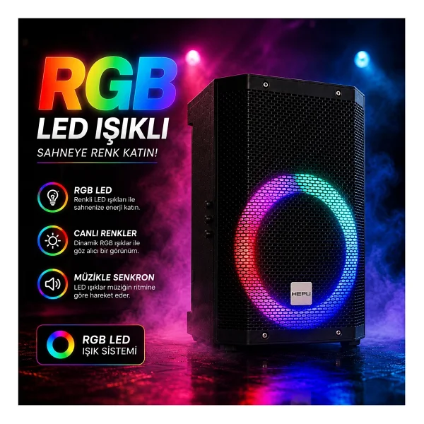 Hepu Hp-980 Bluetooth Hoparlör - Görsel 5