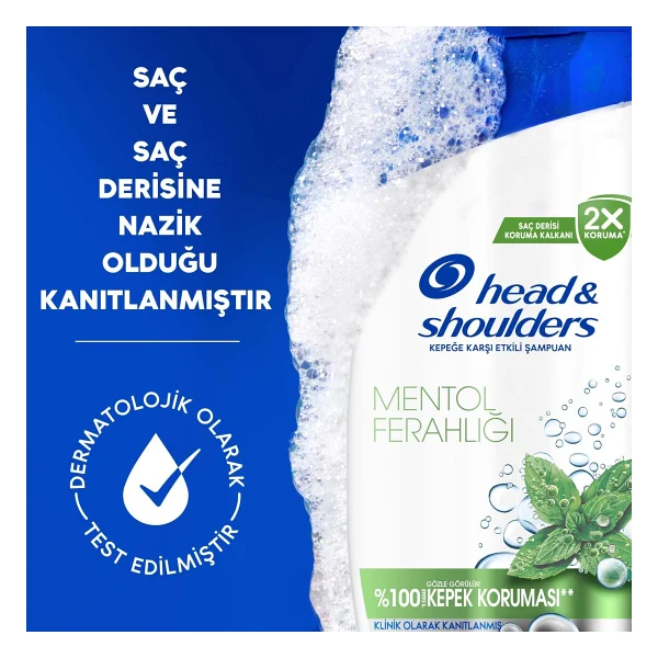 Head & Shoulders Buzlu Mentol Ferahlığı 330 Ml Şampuan - Görsel 4