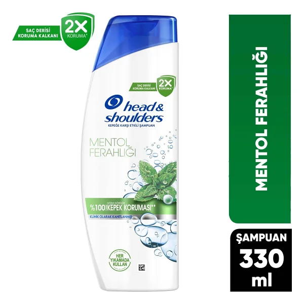 Head & Shoulders Buzlu Mentol Ferahlığı 330 ml Şampuan - Görsel 10