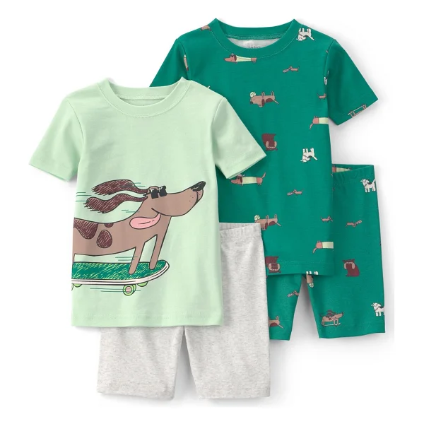 Carter's Küçük Erkek Çocuk Pijama Set 2 Yaş-5 Yaş Çok Renkli - Görsel 6