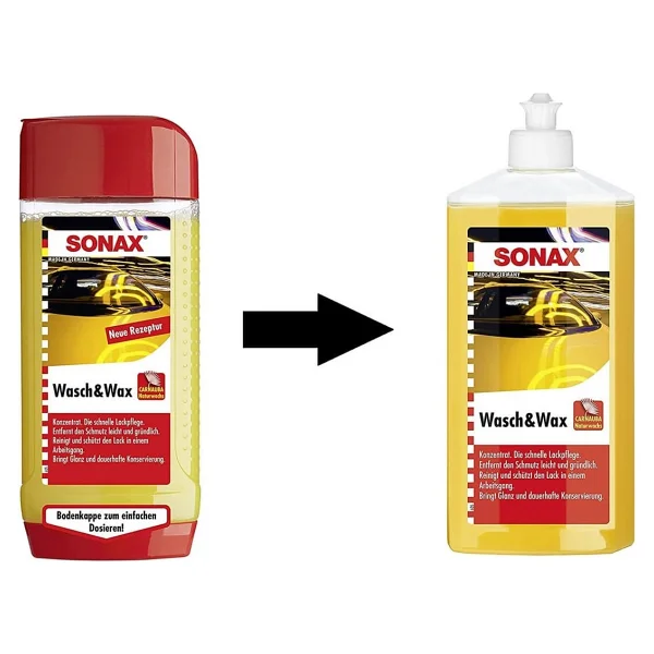 Sonax 500 Ml Cilalı Oto Şampuan - Görsel 4