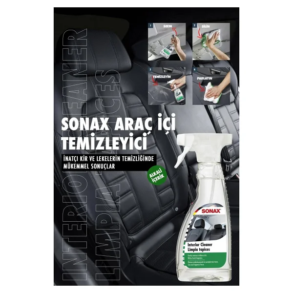 Sonax 321200 500 Ml Araç İçi Temizleyici - Görsel 2